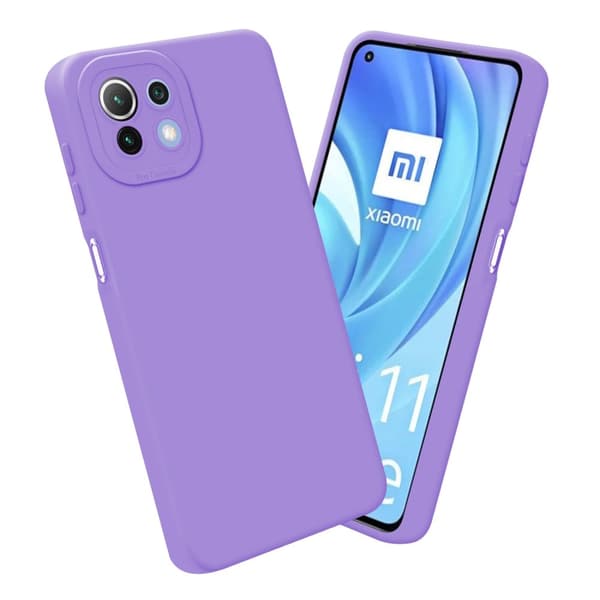 Xiaomi Mi 11 LITE (4G / 5G) / 11 LITE NE Fodral Skal Case Cover av flexibelt TPU-silikon Bobilskydd