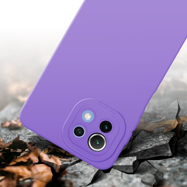 Xiaomi Mi 11 LITE (4G / 5G) / 11 LITE NE Fodral Skal Case Cover av flexibelt TPU-silikon Bobilskydd