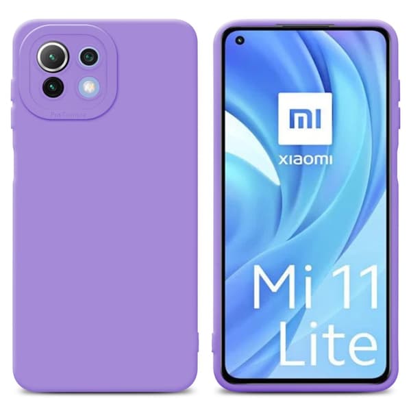 Xiaomi Mi 11 LITE (4G / 5G) / 11 LITE NE Fodral Skal Case Cover av flexibelt TPU-silikon Bobilskydd