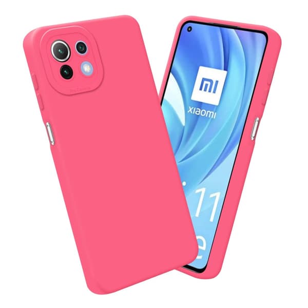 Xiaomi Mi 11 LITE (4G / 5G) / 11 LITE NE Fodral Skal Case Cover av flexibelt TPU-silikon Bobilskydd