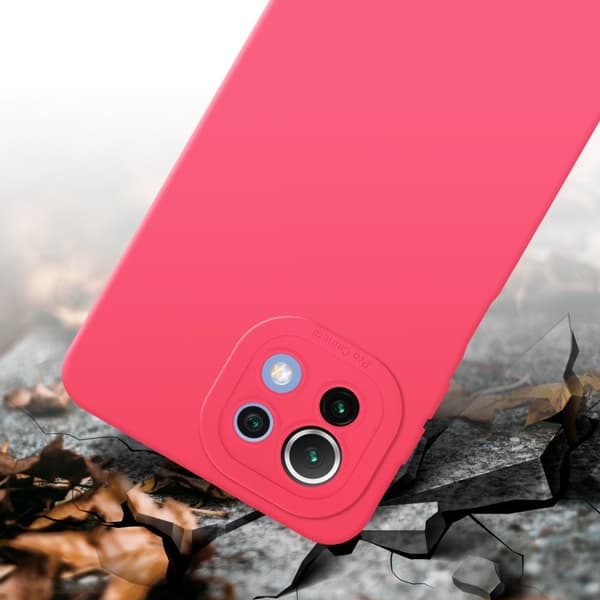 Xiaomi Mi 11 LITE (4G / 5G) / 11 LITE NE Fodral Skal Case Cover av flexibelt TPU-silikon Bobilskydd