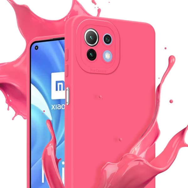 Xiaomi Mi 11 LITE (4G / 5G) / 11 LITE NE Fodral Skal Case Cover av flexibelt TPU-silikon Bobilskydd