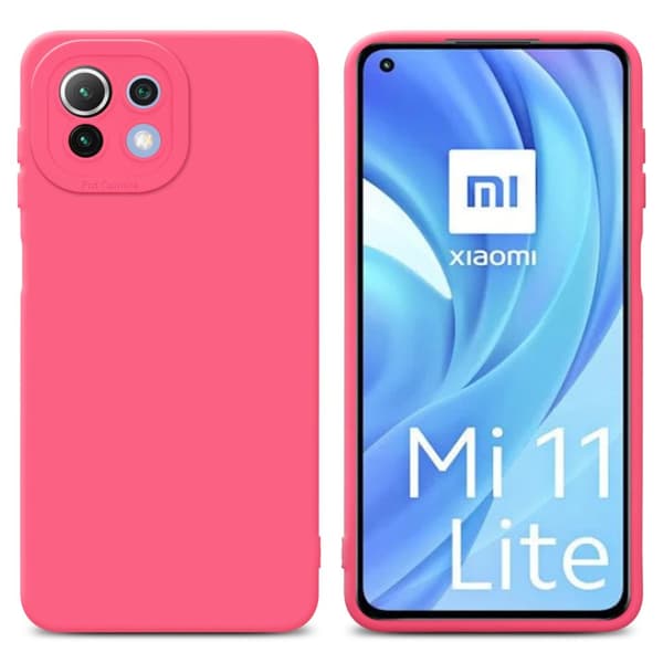 Xiaomi Mi 11 LITE (4G / 5G) / 11 LITE NE Fodral Skal Case Cover av flexibelt TPU-silikon Bobilskydd