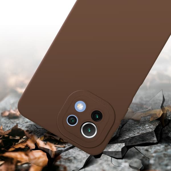 Xiaomi Mi 11 LITE (4G / 5G) / 11 LITE NE Fodral Skal Case Cover av flexibelt TPU-silikon Bobilskydd