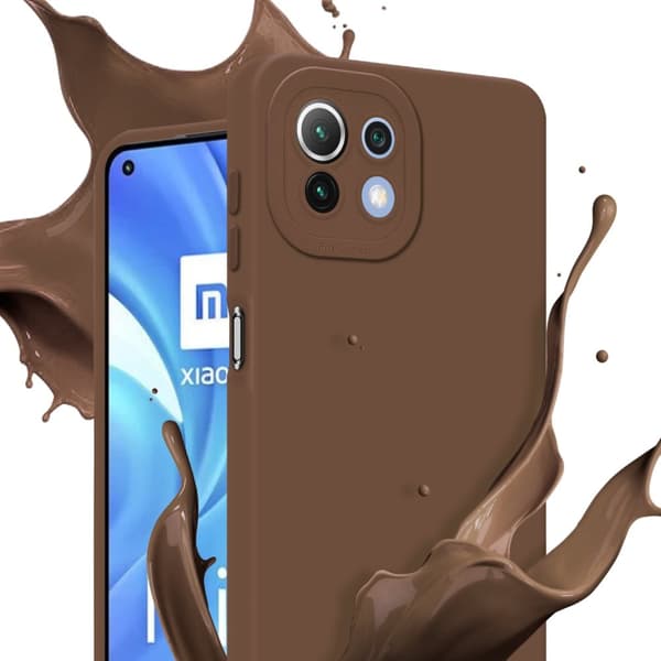 Xiaomi Mi 11 LITE (4G / 5G) / 11 LITE NE Fodral Skal Case Cover av flexibelt TPU-silikon Bobilskydd