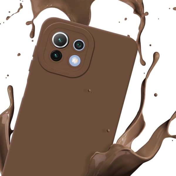 Xiaomi Mi 11 LITE (4G / 5G) / 11 LITE NE Fodral Skal Case Cover av flexibelt TPU-silikon Bobilskydd