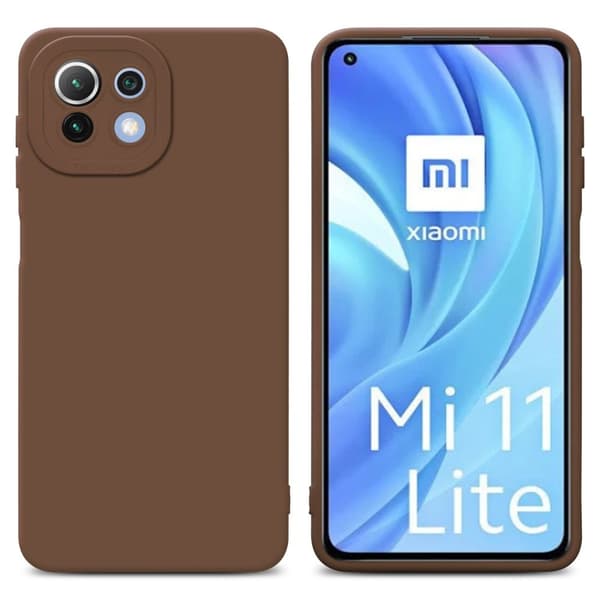 Xiaomi Mi 11 LITE (4G / 5G) / 11 LITE NE Fodral Skal Case Cover av flexibelt TPU-silikon Bobilskydd