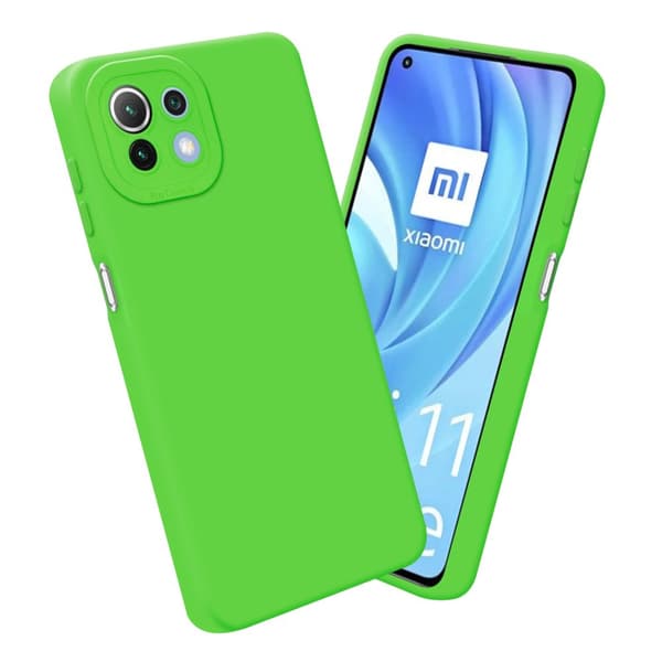 Xiaomi Mi 11 LITE (4G / 5G) / 11 LITE NE Fodral Skal Case Cover av flexibelt TPU-silikon Bobilskydd