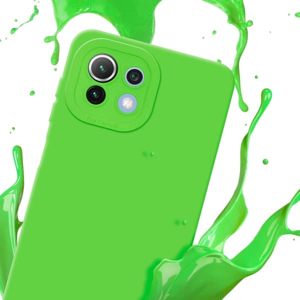 Xiaomi Mi 11 LITE (4G / 5G) / 11 LITE NE Fodral Skal Case Cover av flexibelt TPU-silikon Bobilskydd