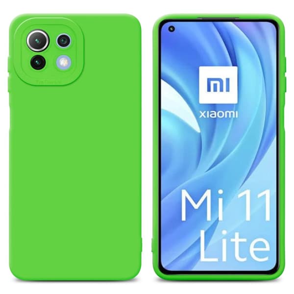 Xiaomi Mi 11 LITE (4G / 5G) / 11 LITE NE Fodral Skal Case Cover av flexibelt TPU-silikon Bobilskydd
