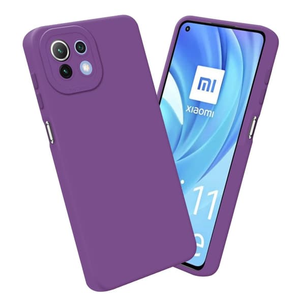 Xiaomi Mi 11 LITE (4G / 5G) / 11 LITE NE Fodral Skal Case Cover av flexibelt TPU-silikon Bobilskydd