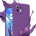 Miniatyrbild 5 av 7: Xiaomi Mi 11 LITE (4G / 5G) / 11 LITE NE Fodral Skal Case Cover av flexibelt TPU-silikon Bobilskydd