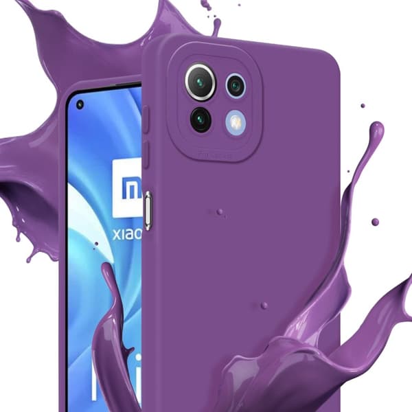 Xiaomi Mi 11 LITE (4G / 5G) / 11 LITE NE Fodral Skal Case Cover av flexibelt TPU-silikon Bobilskydd