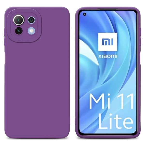 Xiaomi Mi 11 LITE (4G / 5G) / 11 LITE NE Fodral Skal Case Cover av flexibelt TPU-silikon Bobilskydd