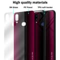 Pikkukuva 7 / 7: Samsung Galaxy A10s / M01s Suojakuori Suojakotelo TPU-silikonista valmistettu raitaoptiikan suojakansi ja karkaistusta lasista valmistettu takapuoli