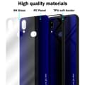 Pikkukuva 7 / 7: Samsung Galaxy A10s / M01s Suojakuori Suojakotelo TPU-silikonista valmistettu raitaoptiikan suojakansi ja karkaistusta lasista valmistettu takapuoli