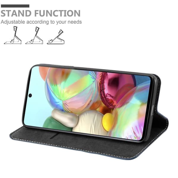 Lommebokdeksel til Samsung Galaxy A71 4G Deksel med magnetisk lukking, stativfunksjon og kortlomme