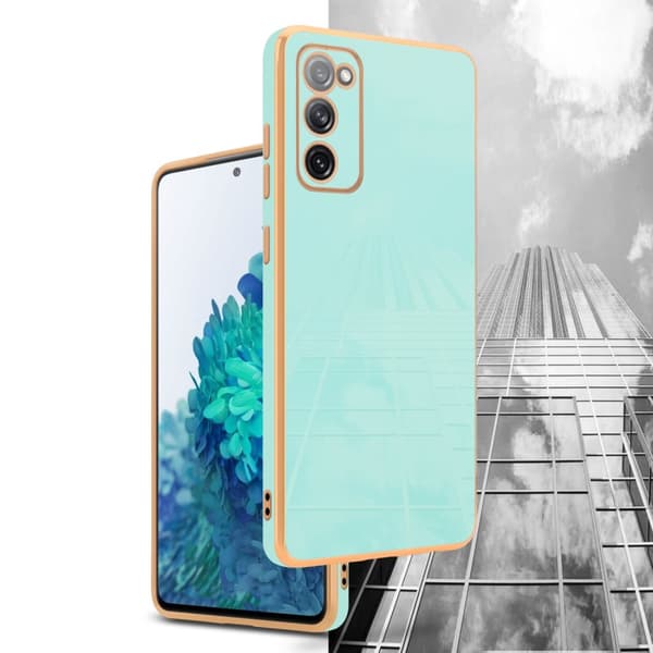 Samsung Galaxy S20 FE Suojakuori Suojakotelo joka on valmistettu joustavasta TPU-silikonista ja jossa on kameran suojaus