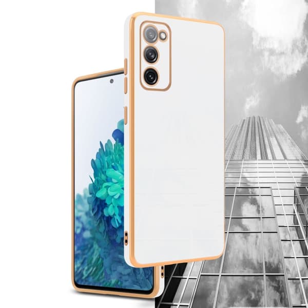 Samsung Galaxy S20 FE Suojakuori Suojakotelo joka on valmistettu joustavasta TPU-silikonista ja jossa on kameran suojaus