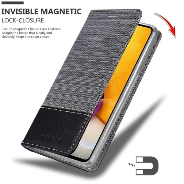 Samsung Galaxy A72 4G / 5G Suojakotelo Suojakuori Lompakkokotelo Matkapuhelinkotelo jossa magneettisuljenta, jalusta-toiminto ja korttitasku