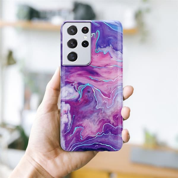 Samsung Galaxy S21 ULTRA Suojakotelo Suojakuori valmistettu TPU silikoni kuvio mosaiikki