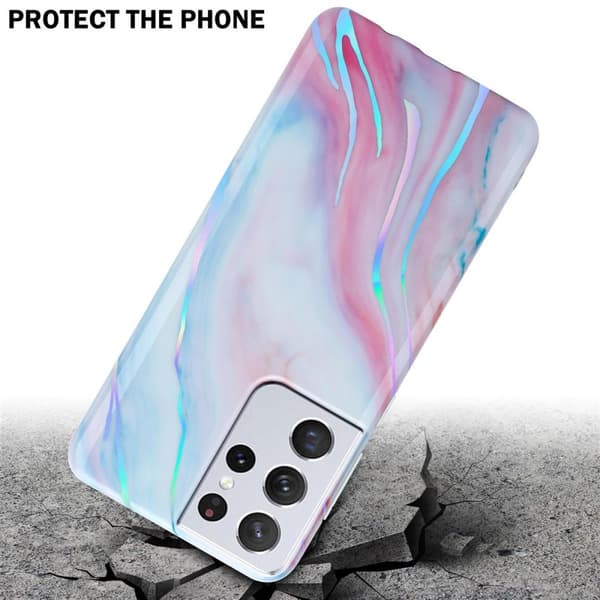Samsung Galaxy S21 ULTRA Suojakotelo Suojakuori valmistettu TPU silikoni kuvio mosaiikki