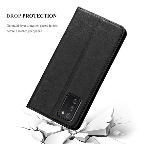 Samsung Galaxy A02s Fodral Skal Plånboksfodral Case med magnetisk stängning, ståfunktion och kortficka