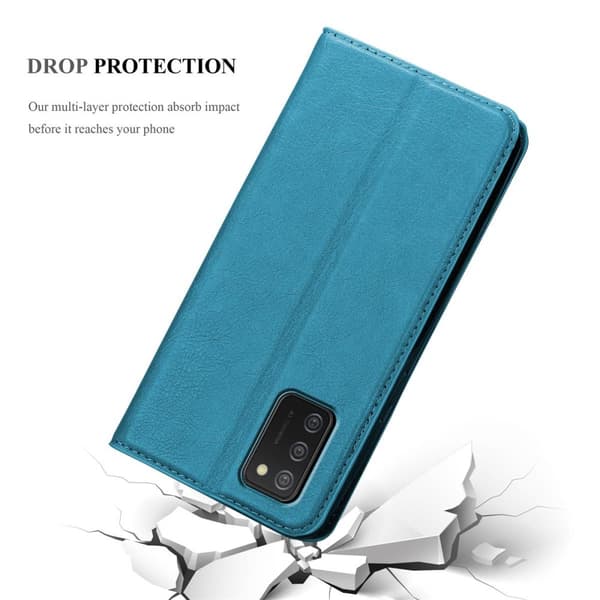 Samsung Galaxy A02s Fodral Skal Plånboksfodral Case med magnetisk stängning, ståfunktion och kortficka