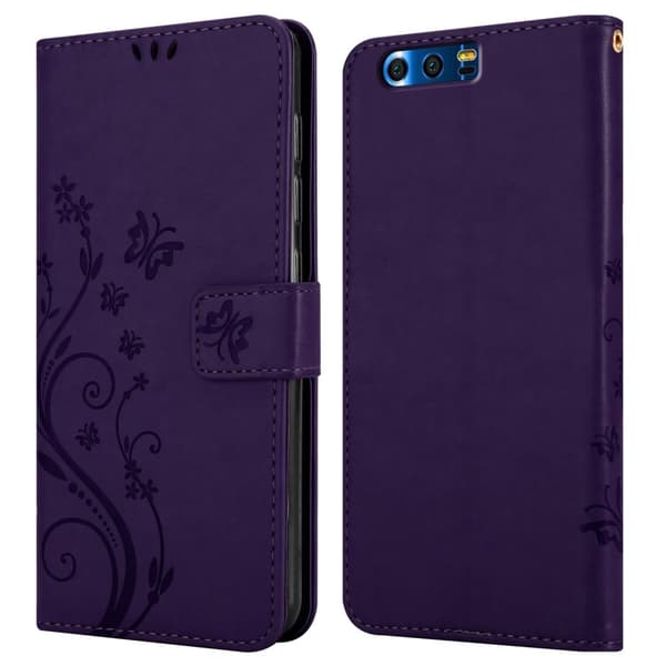 Honor 9 Pungetui Cover Blomster ()