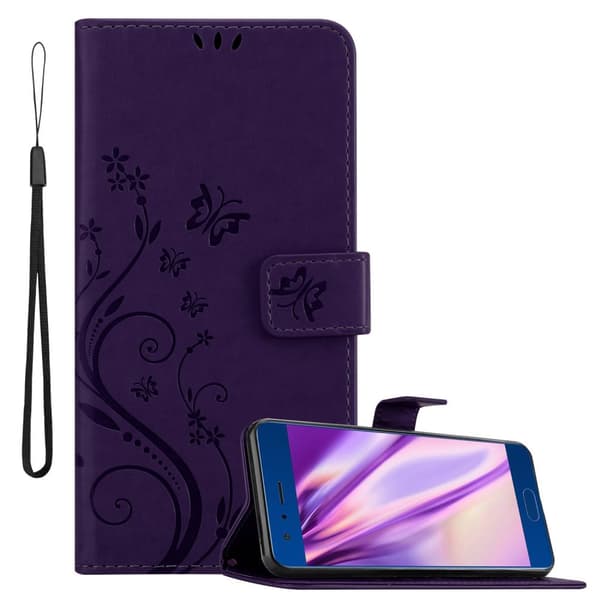 Honor 9 Pungetui Cover Blomster ()