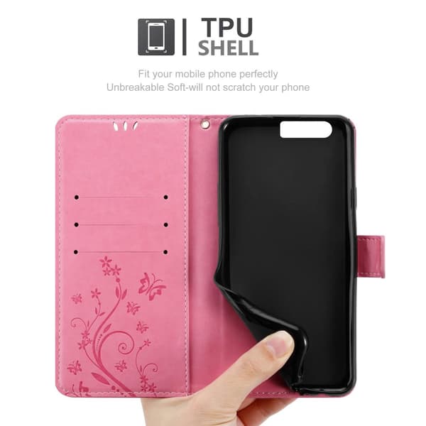 Honor 9 Pungetui Cover Blomster ()