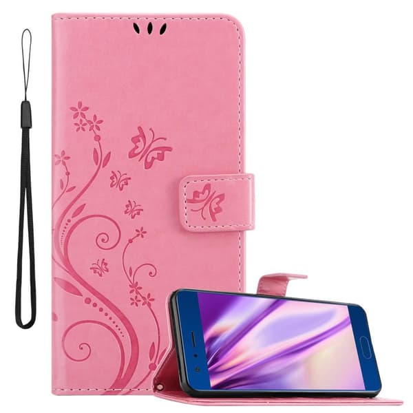 Honor 9 Pungetui Cover Blomster ()