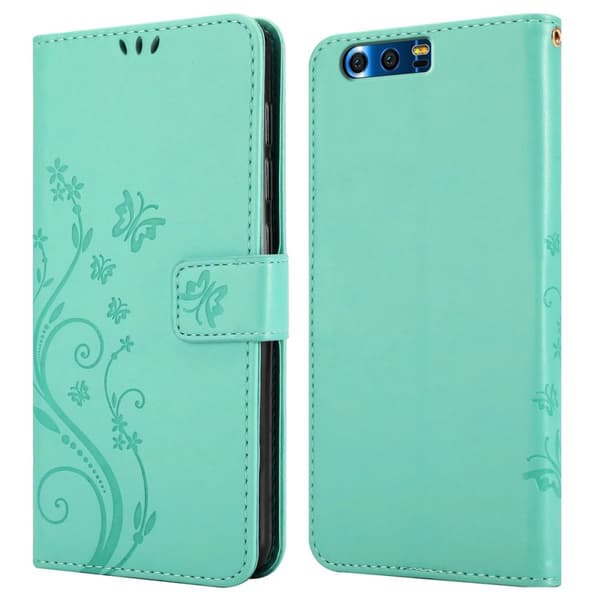 Honor 9 Pungetui Cover Blomster ()