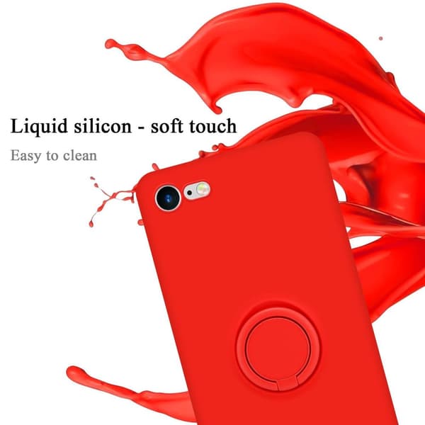 Silikondeksel til iPhone 7 / 7S / 8 / SE 2020 Deksel av fleksibelt TPU-silikon