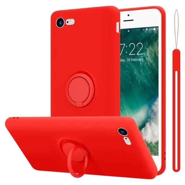 Silikondeksel til iPhone 7 / 7S / 8 / SE 2020 Deksel av fleksibelt TPU-silikon