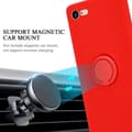 Miniatyrbild 9 av 9: iPhone 7 / 7S / 8 / SE 2020 Skal Fodral Mobilskydd av flexibelt TPU-silikon med ring Skyddsfodral Case Cover