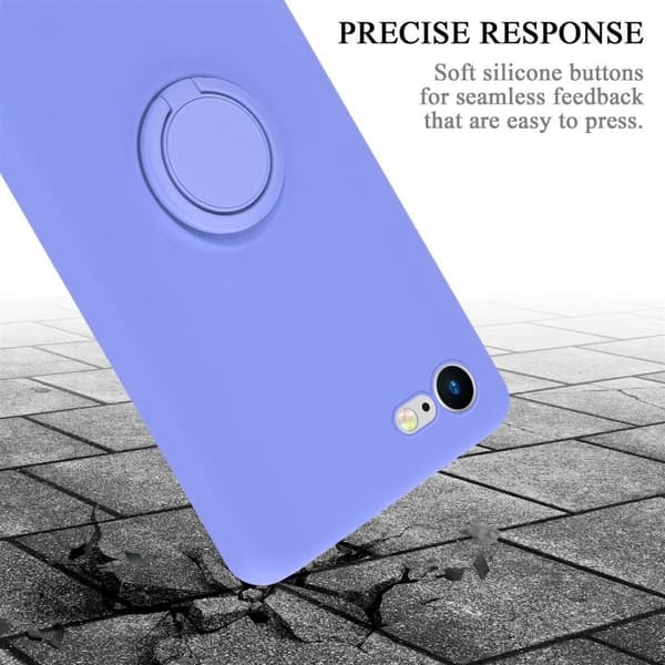 iPhone 7 / 7S / 8 / SE 2020 Skal Fodral Mobilskydd av flexibelt TPU-silikon med ring Skyddsfodral Case Cover