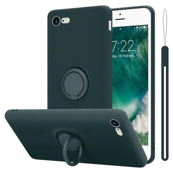 Silikondeksel til iPhone 7 / 7S / 8 / SE 2020 Deksel av fleksibelt TPU-silikon