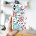 Miniatyrbild 7 av 7: iPhone X / XS Skal Fodral av TPU-silikon med blommönster Mobilskydd