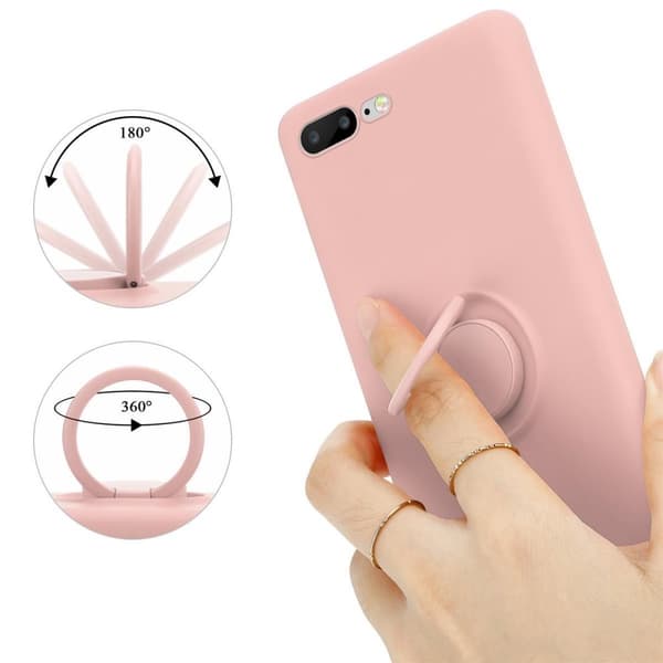 Silikondeksel til iPhone 7 PLUS / 7S PLUS / 8 PLUS Deksel av fleksibelt TPU-silikon