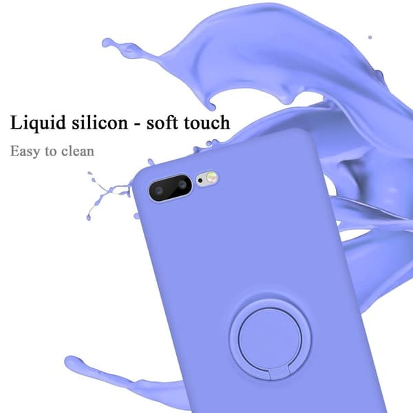 iPhone 7 PLUS / 7S PLUS / 8 PLUS Skal Fodral Mobilskydd av flexibelt TPU-silikon med ring Skyddsfodral Case Cover