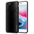 Miniatyrbild 1 av 6: iPhone 7 PLUS / 7S PLUS / 8 PLUS Skal Fodral Case Cover Randigt utseende i TPU-silikon och baksida i härdat glas Skyddsfodral