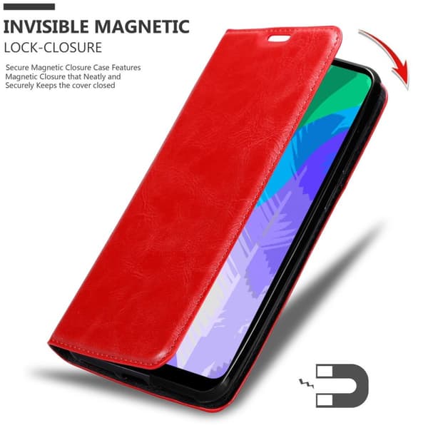 Huawei Y6P Suojakotelo Suojakuori Lompakkokotelo Matkapuhelinkotelo jossa magneettisuljenta, jalusta-toiminto ja korttitasku
