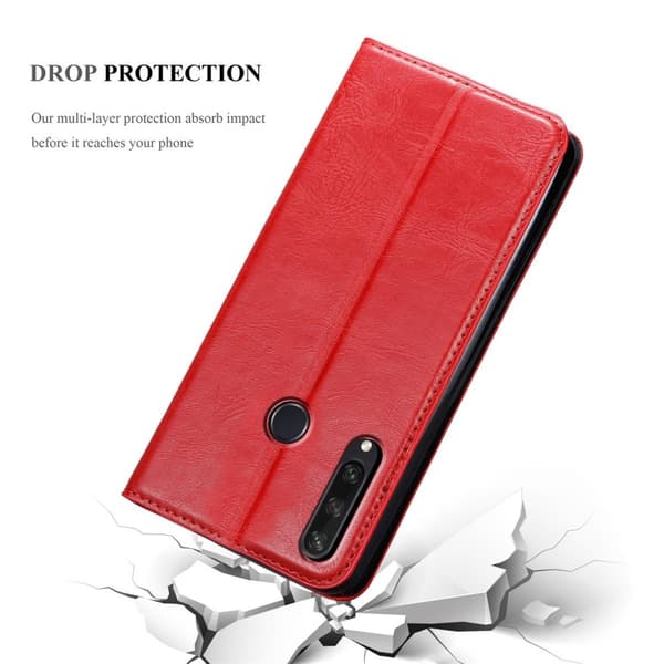 Huawei Y6P Suojakotelo Suojakuori Lompakkokotelo Matkapuhelinkotelo jossa magneettisuljenta, jalusta-toiminto ja korttitasku