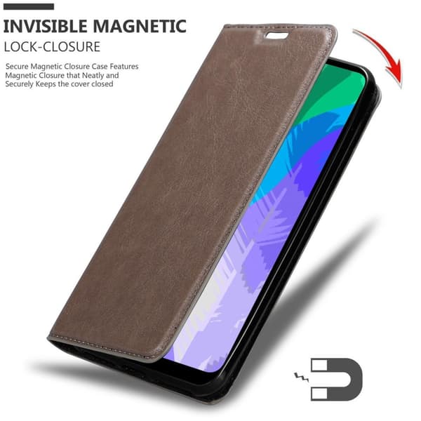 Huawei Y6P Suojakotelo Suojakuori Lompakkokotelo Matkapuhelinkotelo jossa magneettisuljenta, jalusta-toiminto ja korttitasku