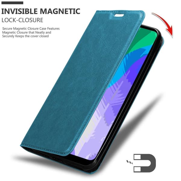 Huawei Y6P Suojakotelo Suojakuori Lompakkokotelo Matkapuhelinkotelo jossa magneettisuljenta, jalusta-toiminto ja korttitasku