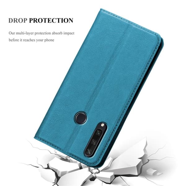 Huawei Y6P Suojakotelo Suojakuori Lompakkokotelo Matkapuhelinkotelo jossa magneettisuljenta, jalusta-toiminto ja korttitasku