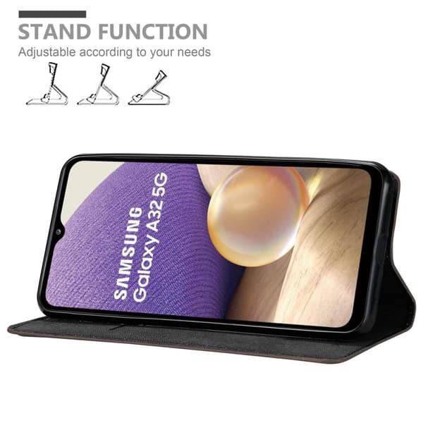 Samsung Galaxy A32 4G Fodral Skal Plånboksfodral Case med magnetisk stängning, ståfunktion och kortficka