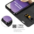 Miniatyrbild 5 av 8: Samsung Galaxy A32 4G Fodral Skal Plånboksfodral Case med magnetisk stängning, ståfunktion och kortficka