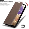 Miniatyrbild 7 av 8: Samsung Galaxy A32 4G Fodral Skal Plånboksfodral Case med magnetisk stängning, ståfunktion och kortficka